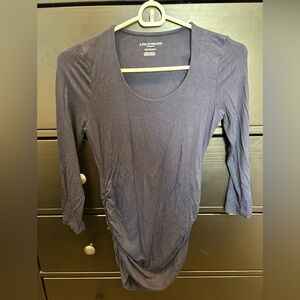 Pea in the Pod Navy Blue  3/4 Sleeve Top